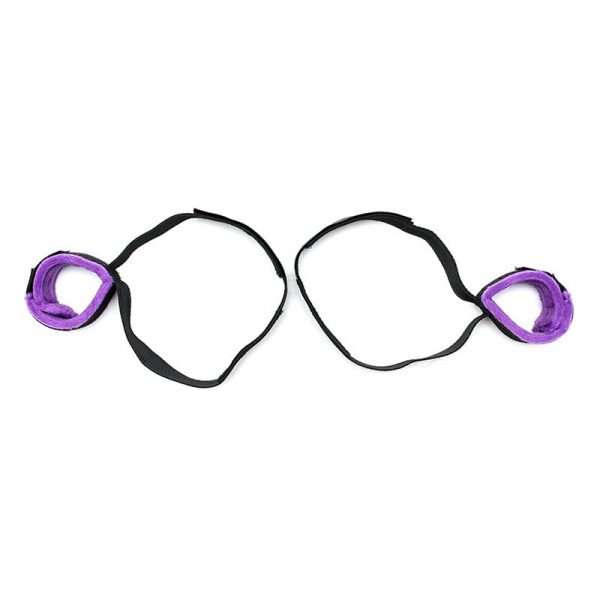 Esposas para Muslos y Manos Ajustable  Púrpura marca BONDAGE PLAY