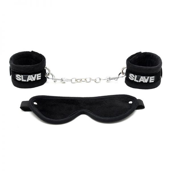 comprar Rimba Bondage Play Esposas y Antifaz Color Negro