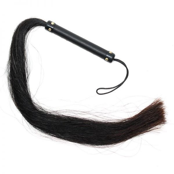 Rimba Bondage Play Látigo 85 cm Con Pelo de Caballo de calidad