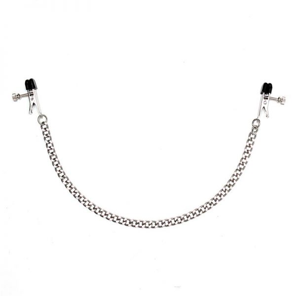 Pinzas Pezones con Cadena Metal Ajustables barato