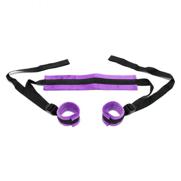Rimba Bondage Play Set de Ataduras Ajustables Color Púrpura marca BONDAGE PLAY