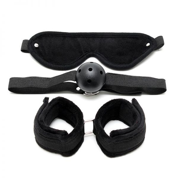 Rimba Bondage Play Set de Bondage 3 Piezas Color Negro barato