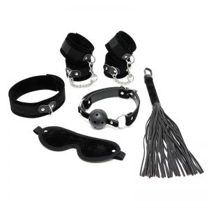Rimba Bondage Play Set de Bondage 6 Piezas Color Negro barato