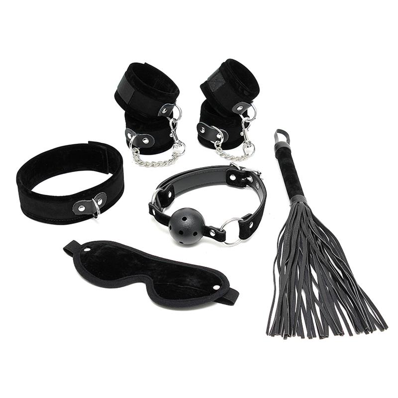 Rimba Bondage Play Set de Bondage 6 Piezas Color Negro barato