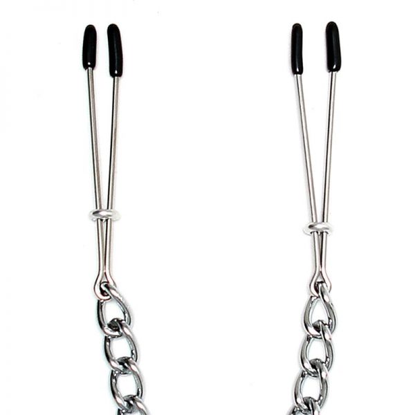 Rimba Bondage Play Pinzas para Pezones- Ajustables de calidad