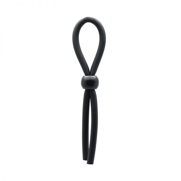 Rimba Latex Play Cordón Ajustable para Pene Color Negro marca LATEX PLAY