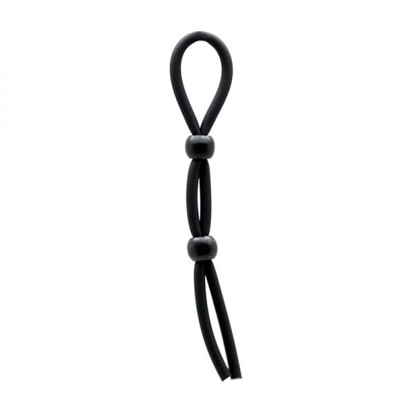 Rimba Latex Play Cordón para Pene y Testículos Color Negro barato