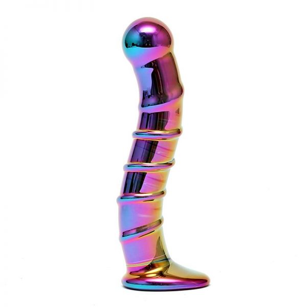 Rimba Sensual Glass Dildo Nikita Multicolor marca SENSUAL GLASS