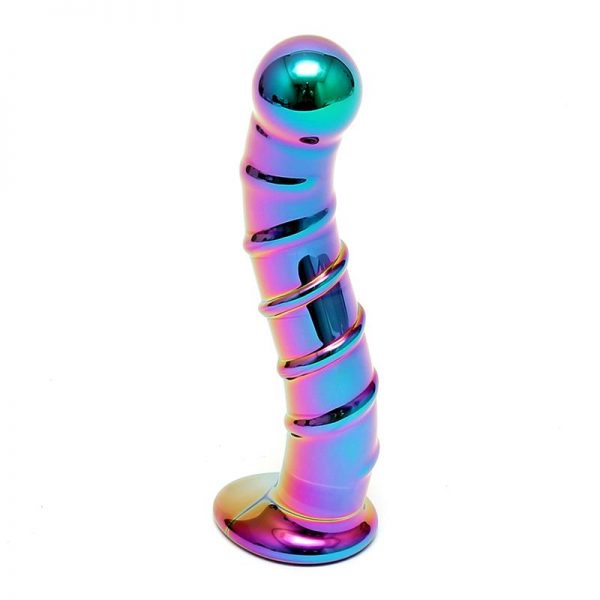 Rimba Sensual Glass Dildo Nikita Multicolor fabricado por SENSUAL GLASS