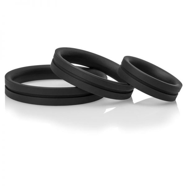 Ringo Pro x3 - Color Negro en www.tiendaeroticaweb.es