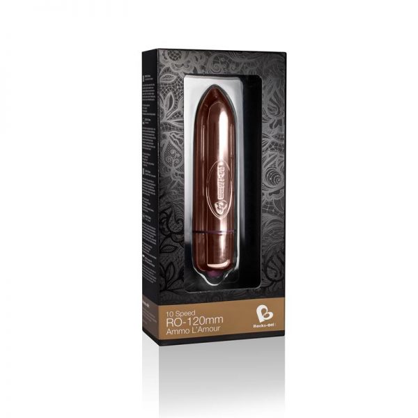 Ro-120mm Vibrador Rose Gold fabricante ROCKSOFF