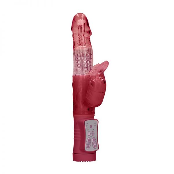 Rotador Beetle 22 cm Punto G Rojo de la marca SHOTS TOYS