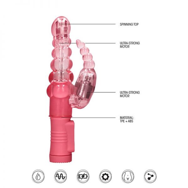 Rotador Bubbles 22 cm Rosa de calidad