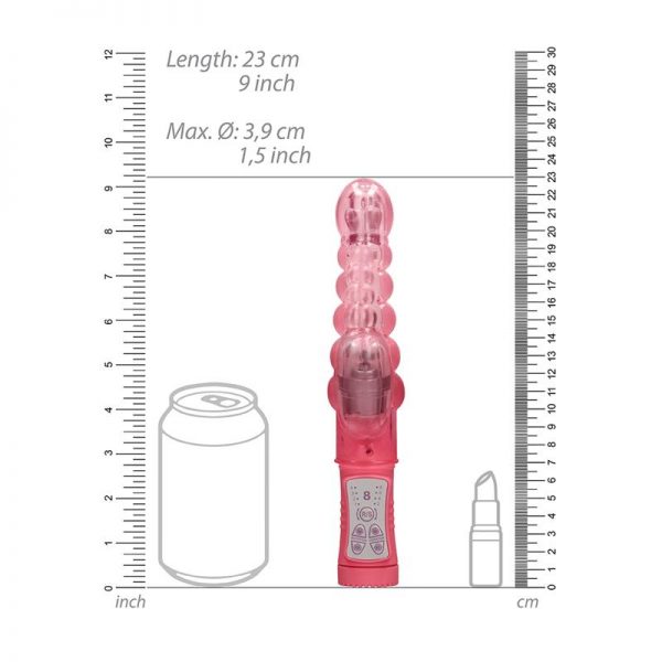 Rotador Bubbles 22 cm Rosa en www.tiendaeroticaweb.es
