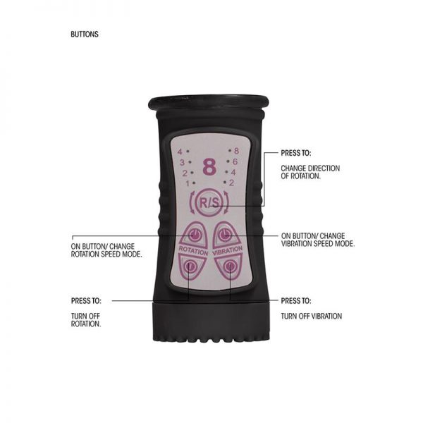Rotador Bubbles 23 cm Negro barato