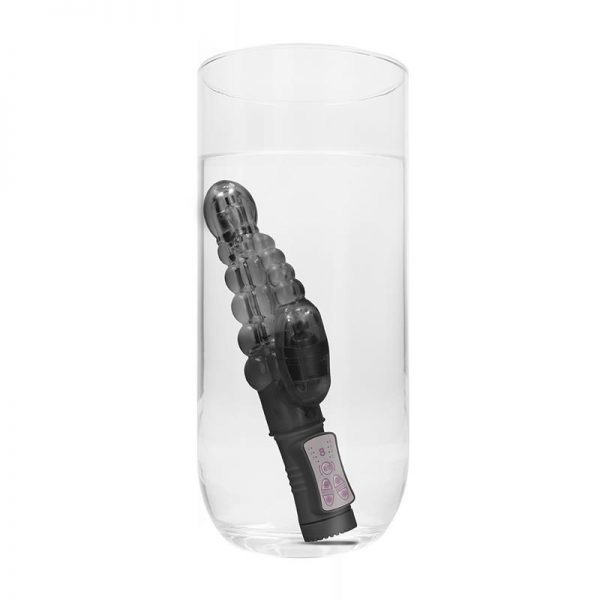 Rotador Bubbles 23 cm Negro en www.tiendaeroticaweb.es