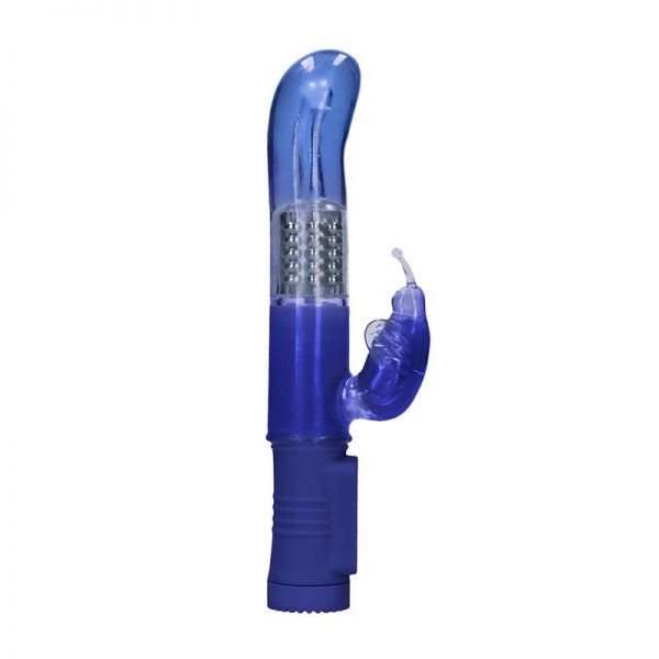 Rotador Butterfly 22 cm Punto G Azul fabricado por SHOTS TOYS