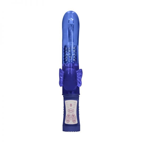 comprar Rotador Butterfly 22 cm Punto G Azul en sex shop online
