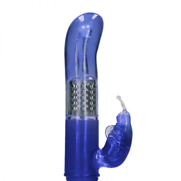 Rotador Butterfly 22 cm Punto G Azul de calidad y barato