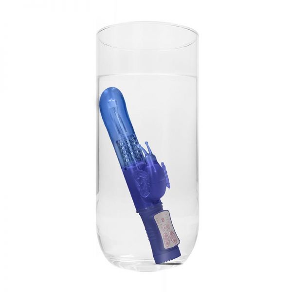 Rotador Butterfly 22 cm Punto G Azul barato