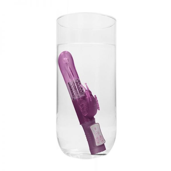 Rotador Butterfly 22 cm Punto G Purpura diseñado por la marca SHOTS TOYS