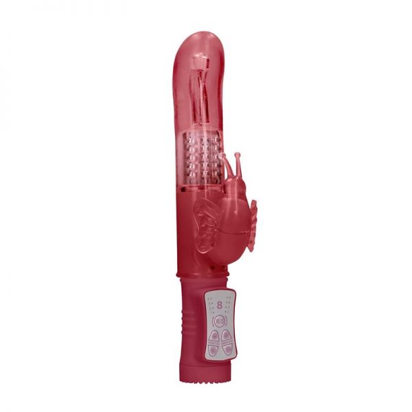Rotador Butterfly 22 cm Punto G Rojo de la marca SHOTS TOYS