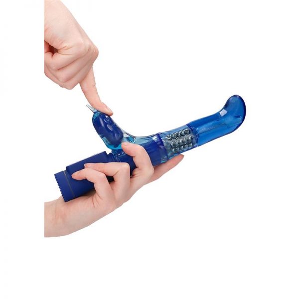 Rotador Dolphin 23 cm Punto G Azul de calidad y barato