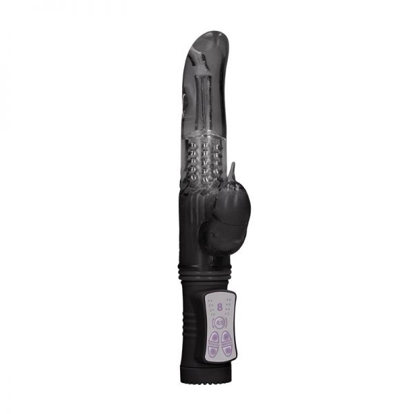 Rotador Dolphin 23 cm Punto G Negro de la marca SHOTS TOYS