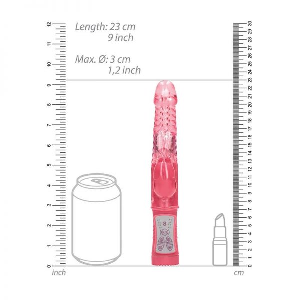 Rotador Rabbit 22 cm Rosa marca SHOTS TOYS