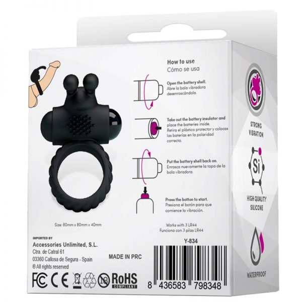 comprar Rowan Anillo Vibrador Impermeable Silicona en sex shop online