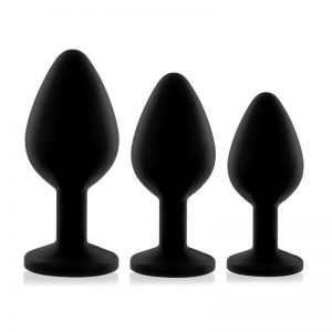 Rs - Soiree Set de 3 Plug Anales Negros marca RIANNE S