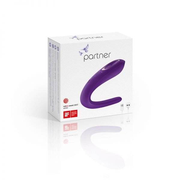 Satisfyer Vibrador para Parejas Partner Color Púrpura de calidad