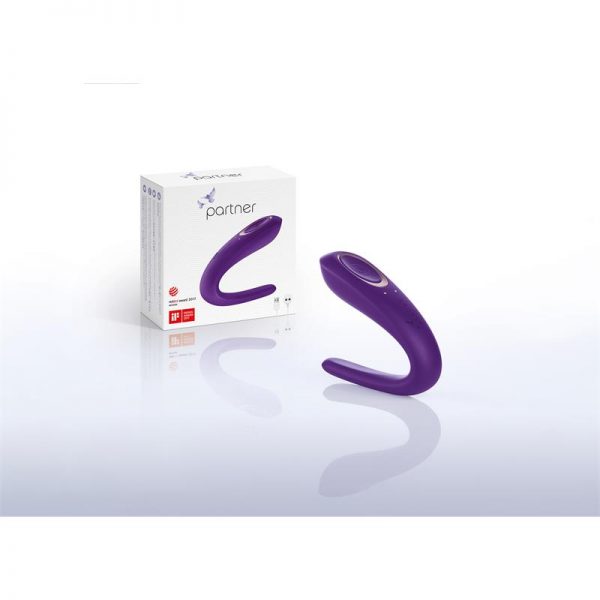 Satisfyer Vibrador para Parejas Partner Color Púrpura marca PARTNER