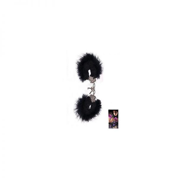 Secret Play Esposas Peluche y Marabú Negro barato