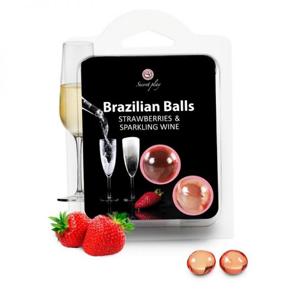 Secret Play Set 2 Brazilian Balls Aroma Fresas Cava barato