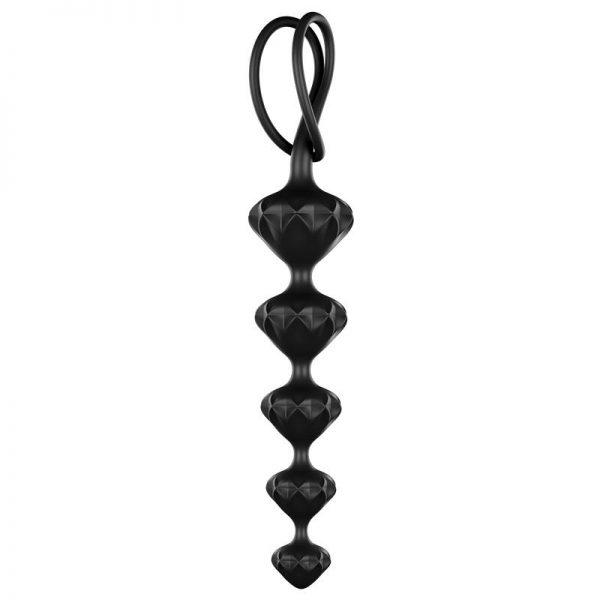 Set 2 Cadenas Anales Color Negro fabricado por SATISFYER
