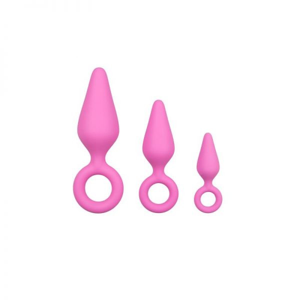 Set 3 Plugs Silicona Rosas de la marca EASYTOYS