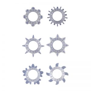 Set de 6 Anillos para el Pene Transparentes diseñado por la marca GC