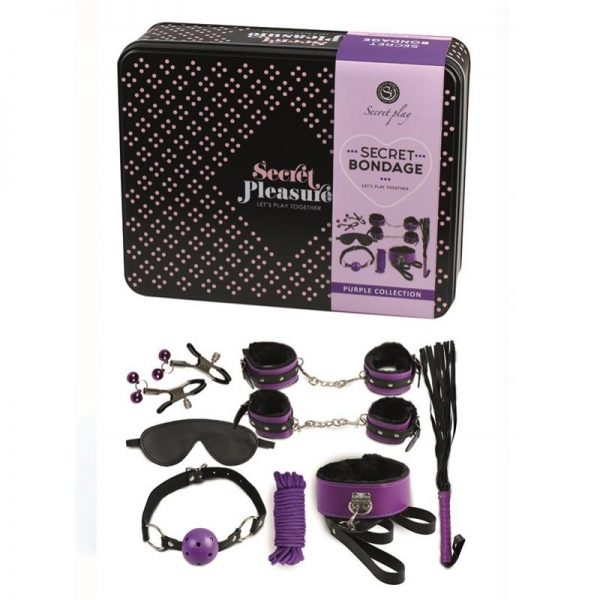 Set de 8 Piezas Bondage diseñado por la marca SECRET PLAY