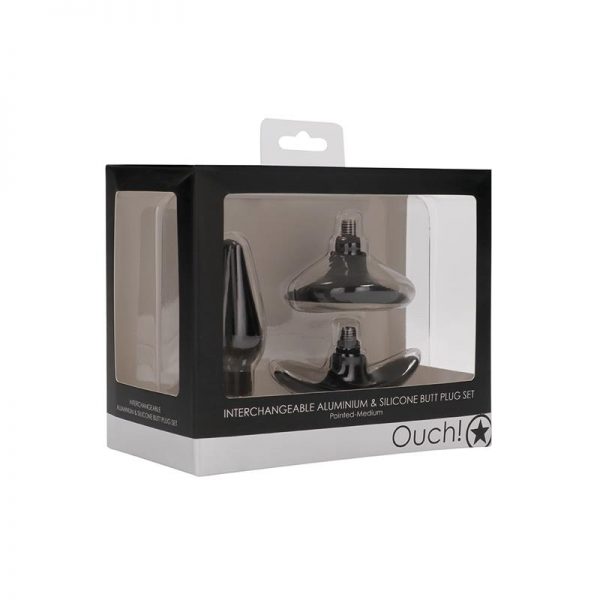 Set Plug Anal y Ventosa Putiaguda Mediana Negro barato