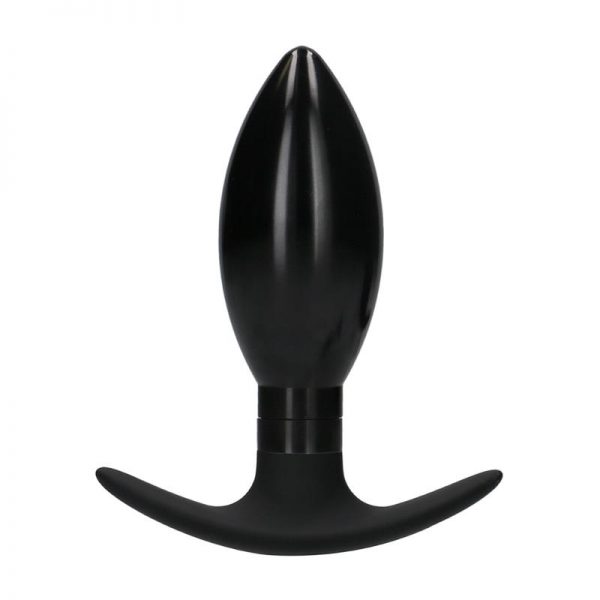 Set Plug Anal y Ventosa Redondeada Grande Negro fabricado por OUCH!