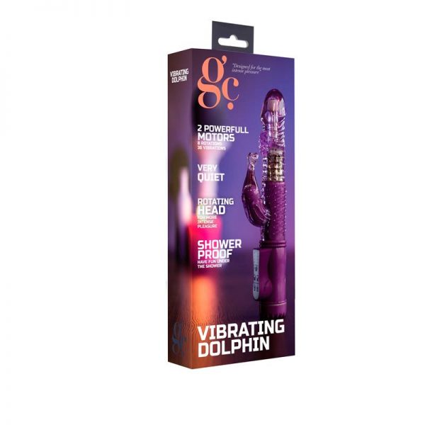 Shotrs Vibrating Dolphin Morado de calidad