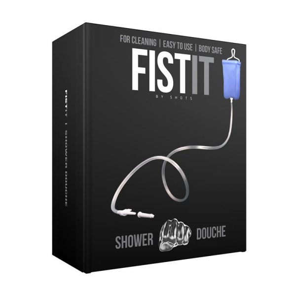 Shots Fist It Douche para Limpieza Anal Azul de calidad