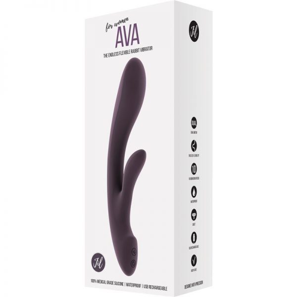 Shots Jìl Vibrador Ava Púrpura de calidad