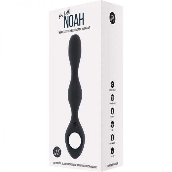 Shots Jìl Vibrador Noah Negro en www.tiendaeroticaweb.es