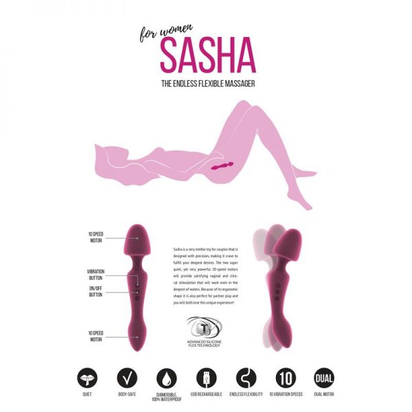 Shots Jìl Vibrador para Parejas Sasha Rosa fabricante JIL