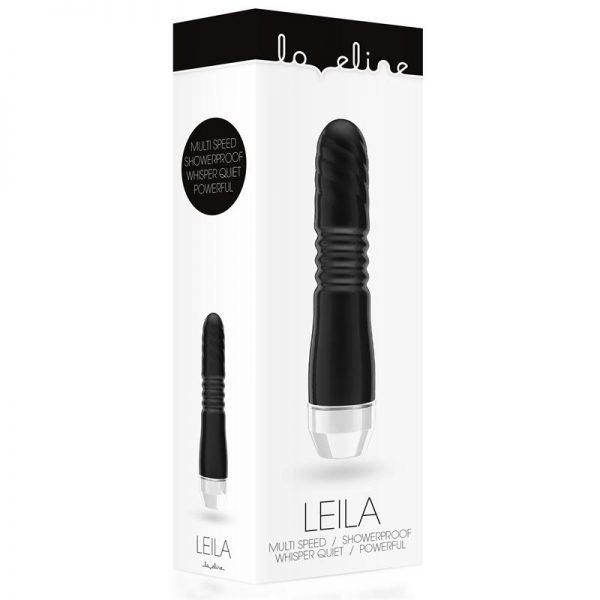 Shots Loveline Vibrador Leila Negro marca LOVELINE