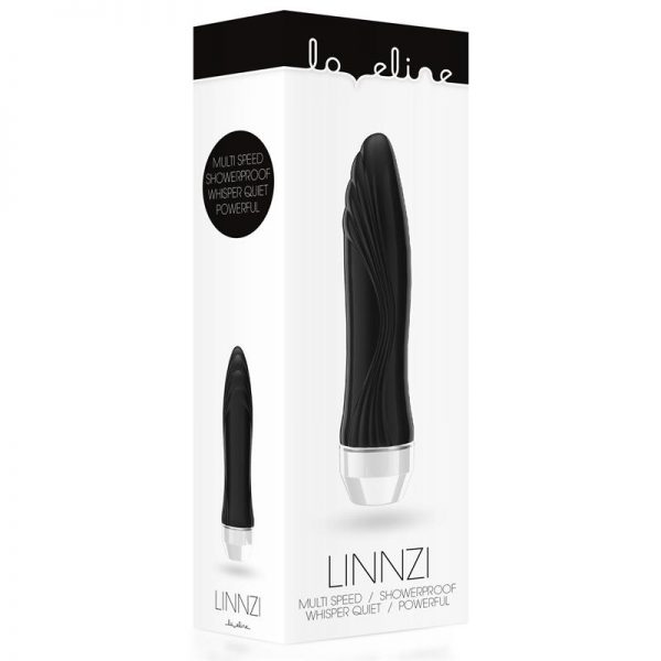 Shots Loveline Vibrador Linnzi Negro marca LOVELINE