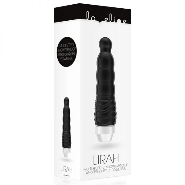 Shots Loveline Vibrador Lirah Negro marca LOVELINE