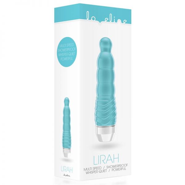 Shots Loveline Vibrador Lirah Turquesa marca LOVELINE